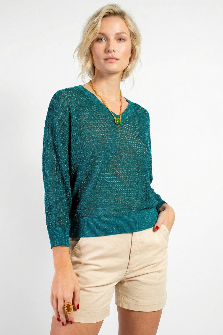 PULL NIMRA BLEU CANARD
