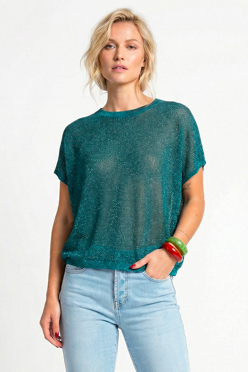 PULL NACIE BLEU CANARD