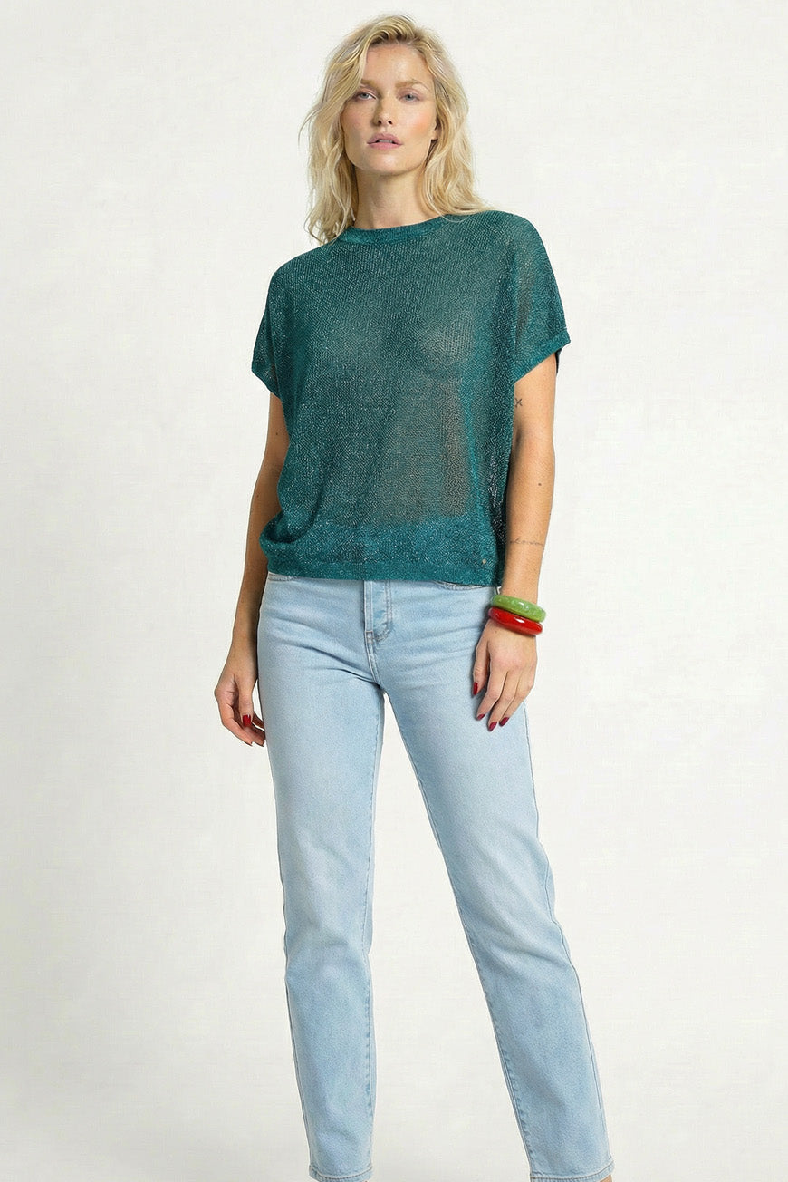 PULL NACIE BLEU CANARD