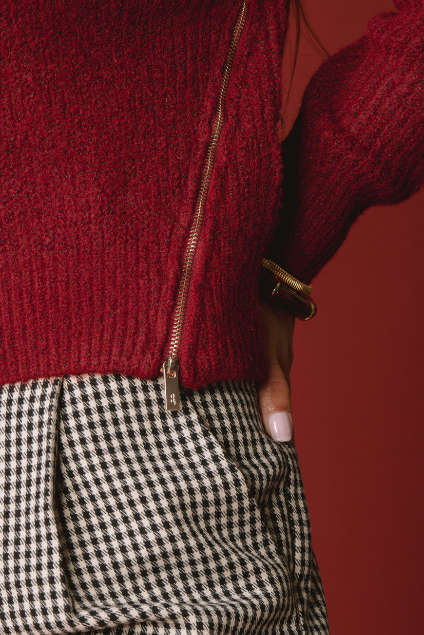 PULL PAMPHILIA BORDEAUX