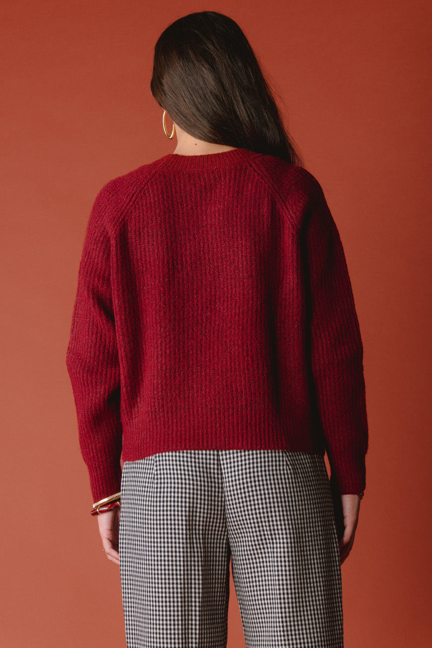 PULL PAMPHILIA BORDEAUX