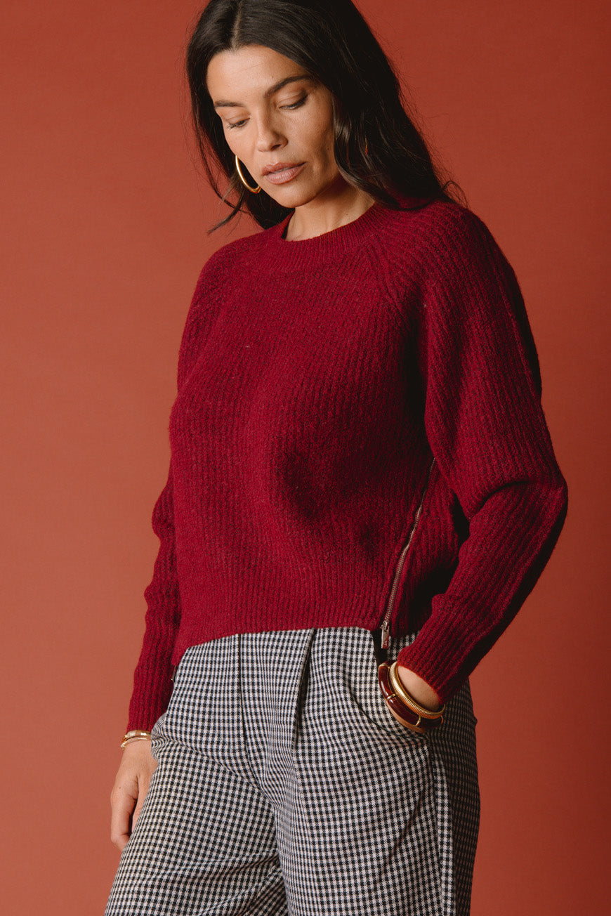 PULL PAMPHILIA BORDEAUX