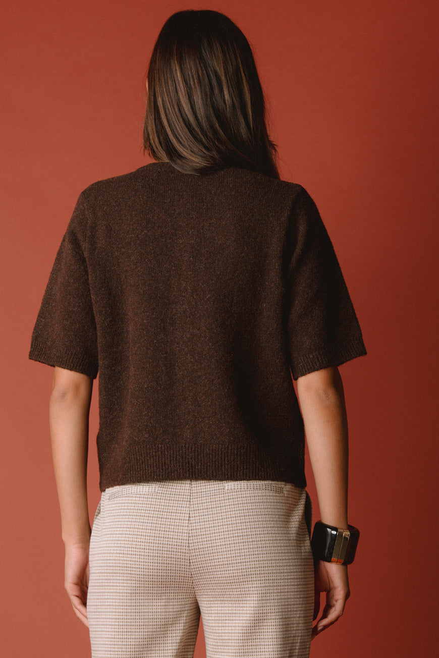GILET PALMIRE CHOCO