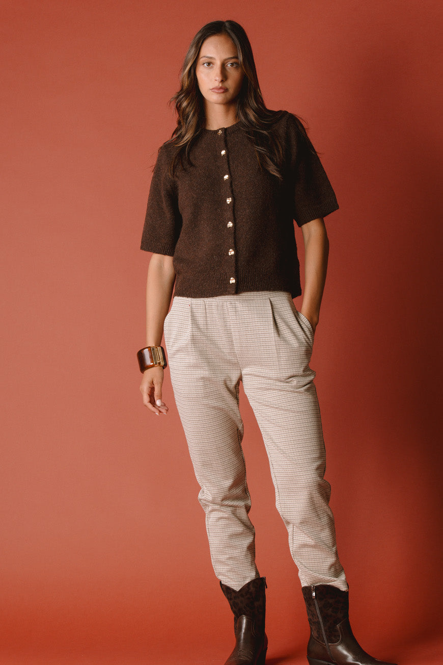 GILET PALMIRE CHOCO