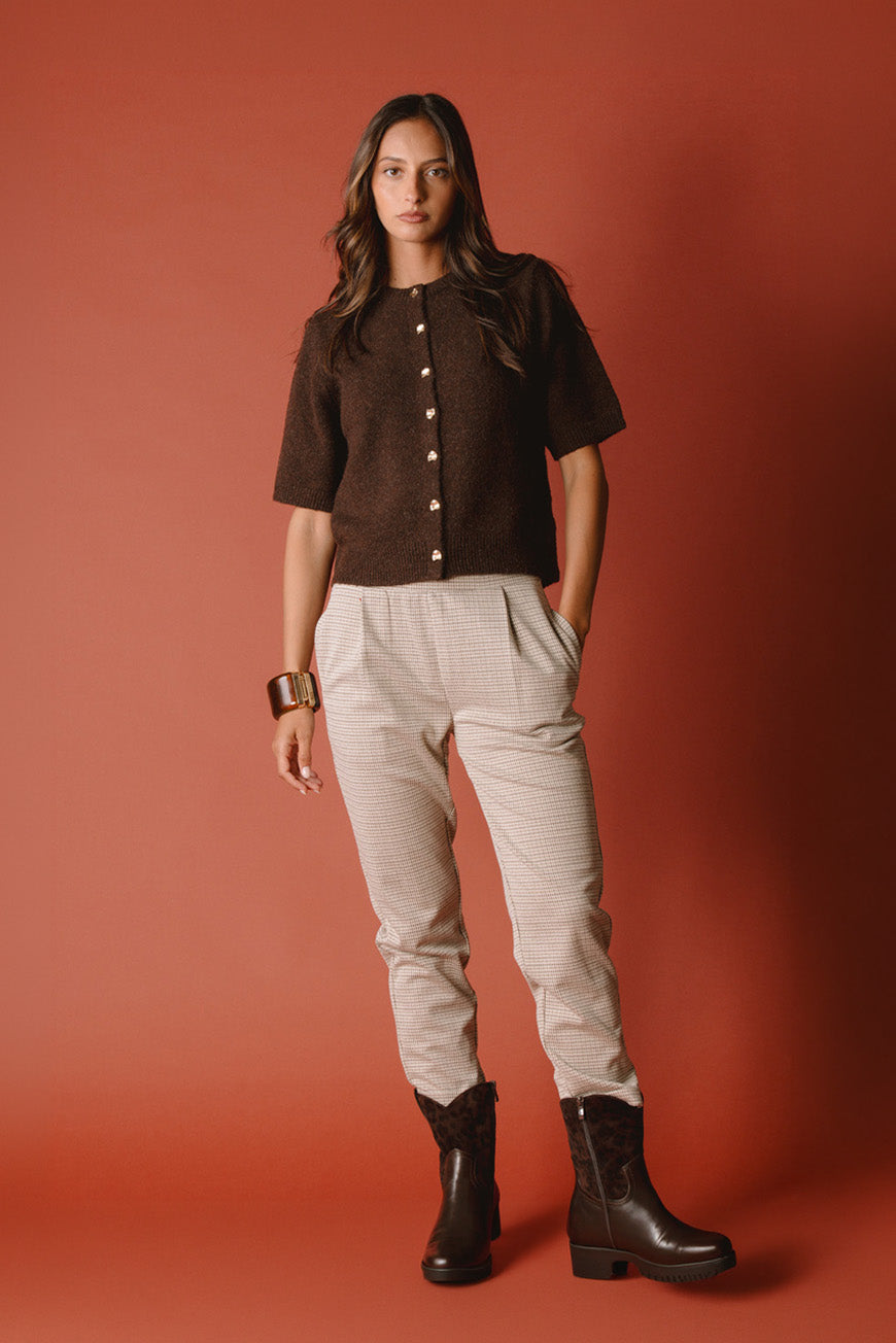 GILET PALMIRE CHOCO