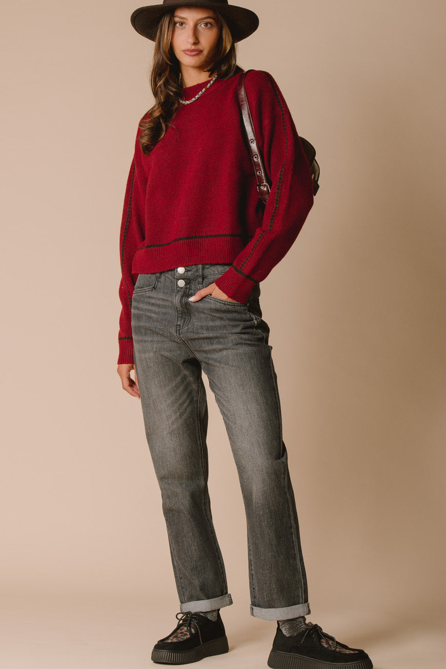 PULL MARINA BORDEAUX