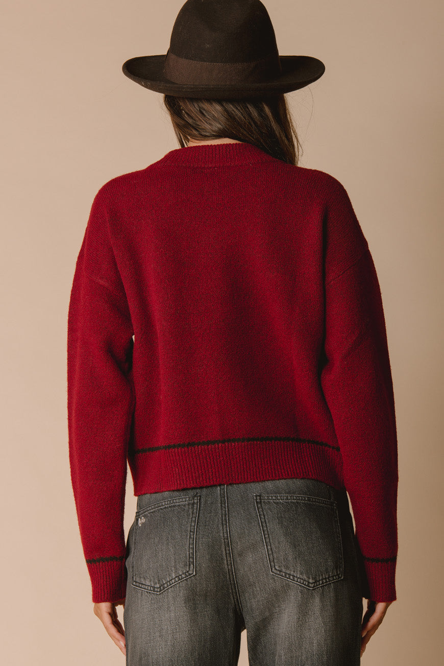 PULL MARINA BORDEAUX