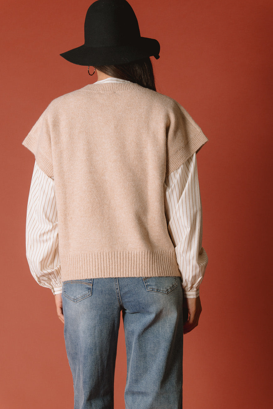 PULL JELILA BEIGE