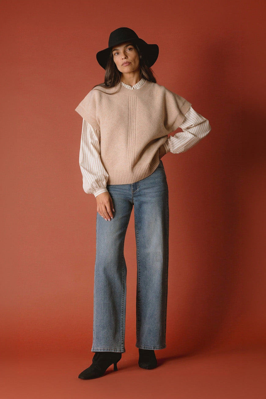 PULL JELILA BEIGE