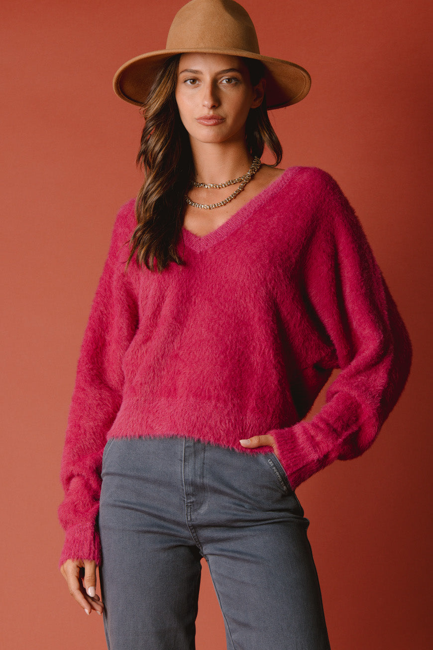 PULL DAMIANE MAGENTA