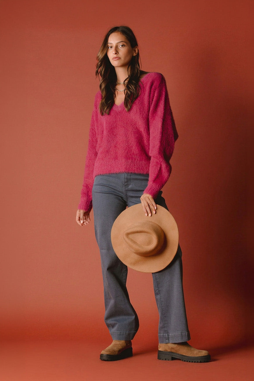 PULL DAMIANE MAGENTA