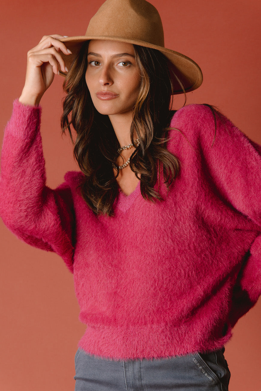 PULL DAMIANE MAGENTA