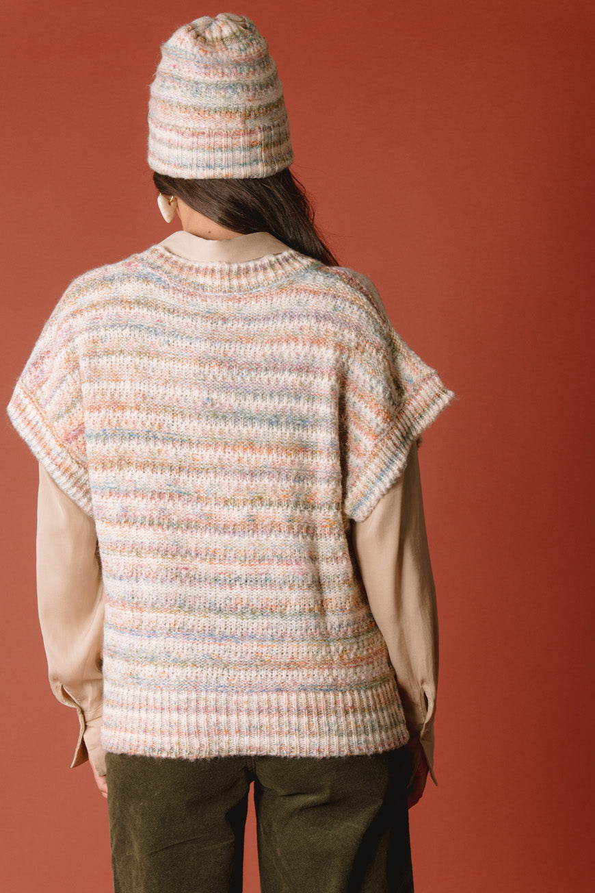 PULL JELILA MULTICO RAYURES