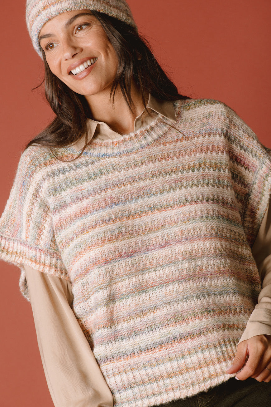 PULL JELILA MULTICO RAYURES