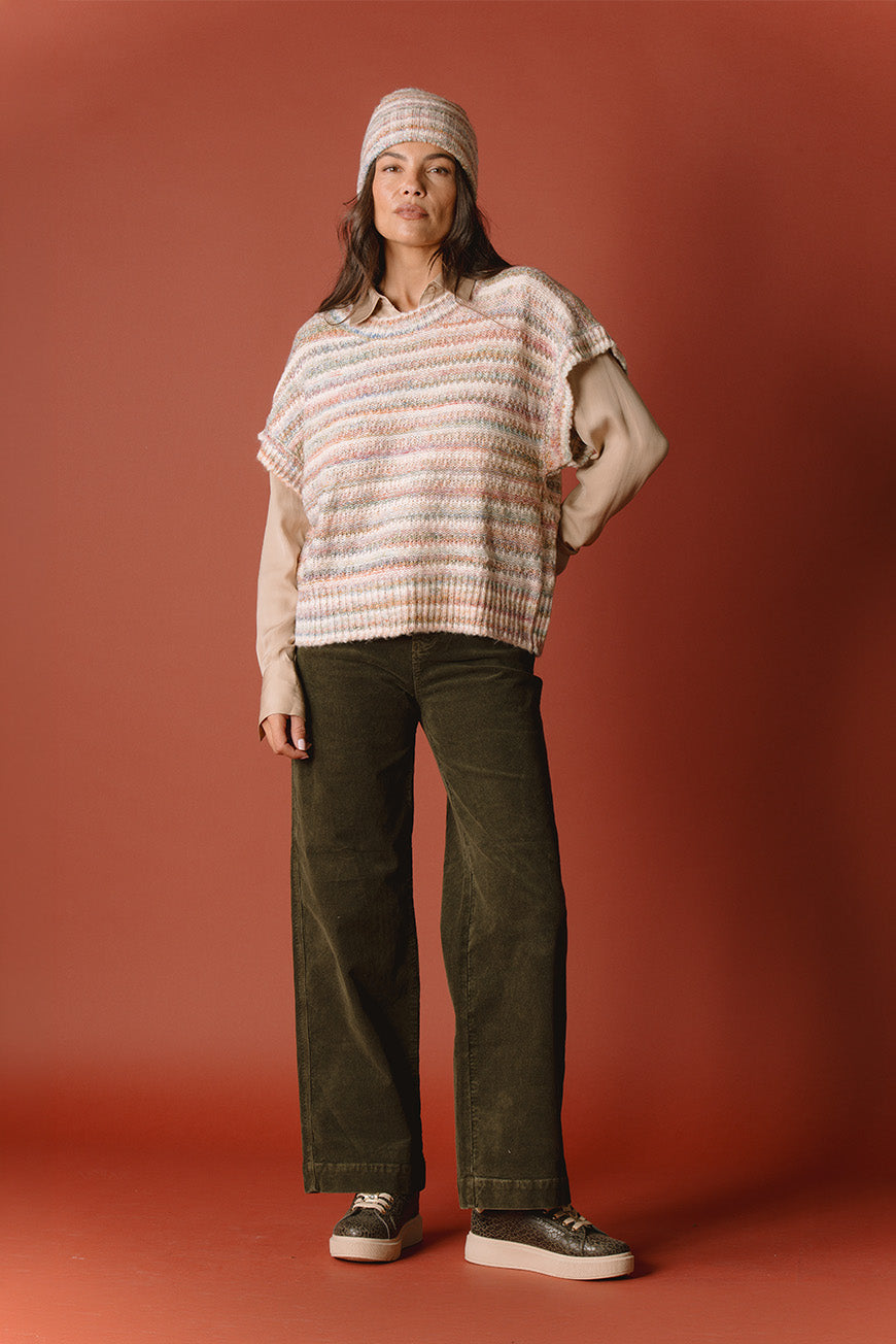 PULL JELILA MULTICO RAYURES