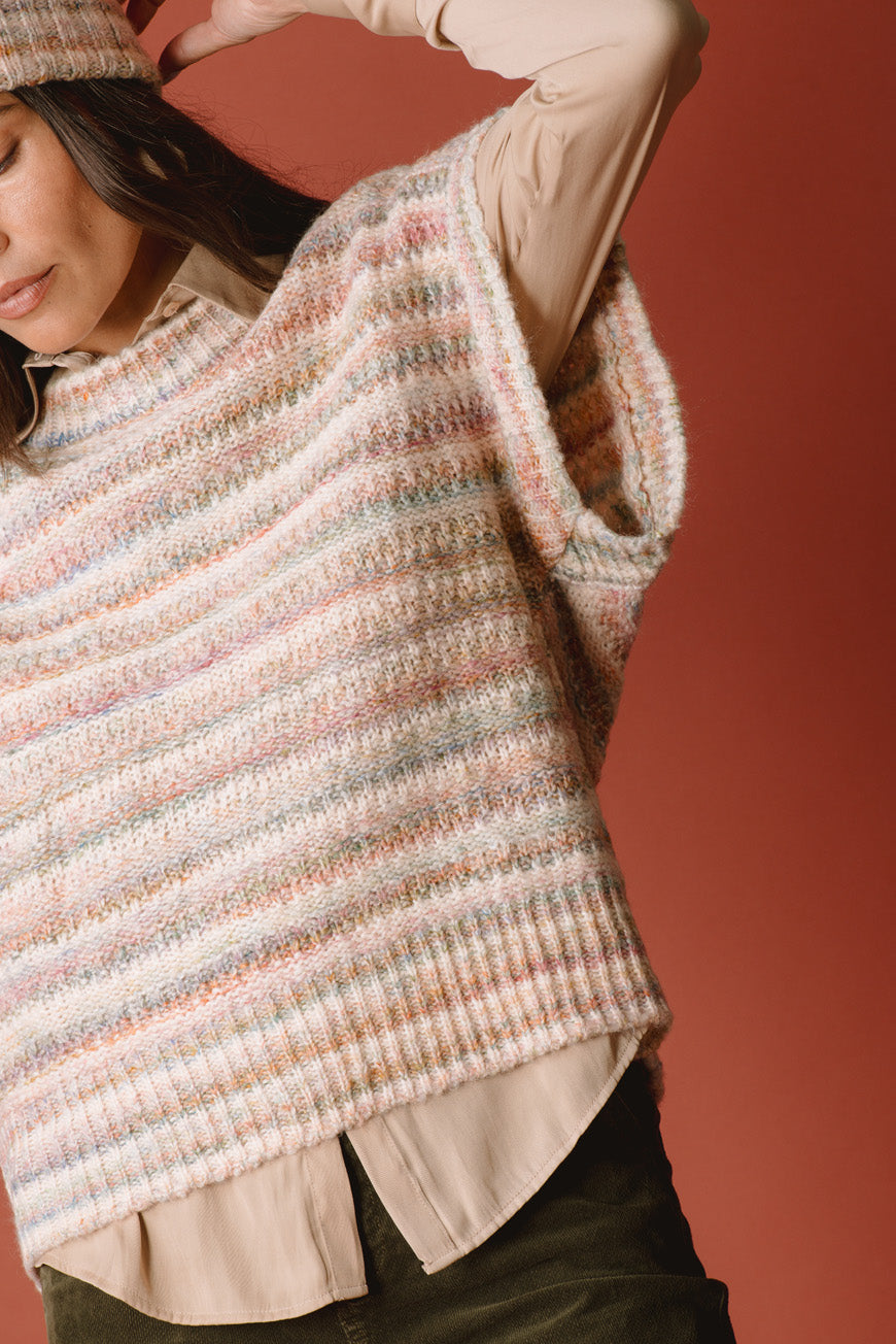 PULL JELILA MULTICO RAYURES