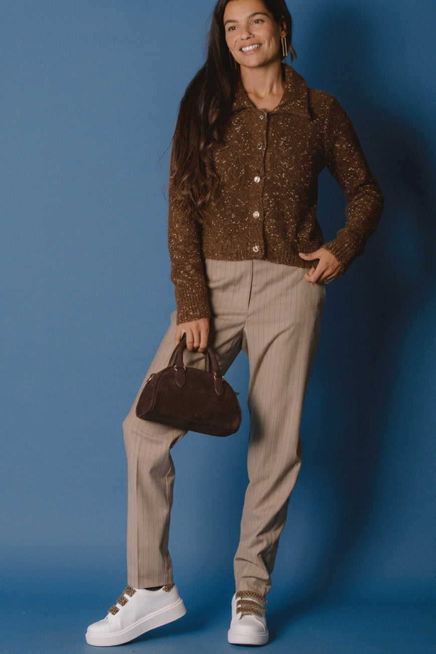 GILET PHILADELPHIA CHOCO