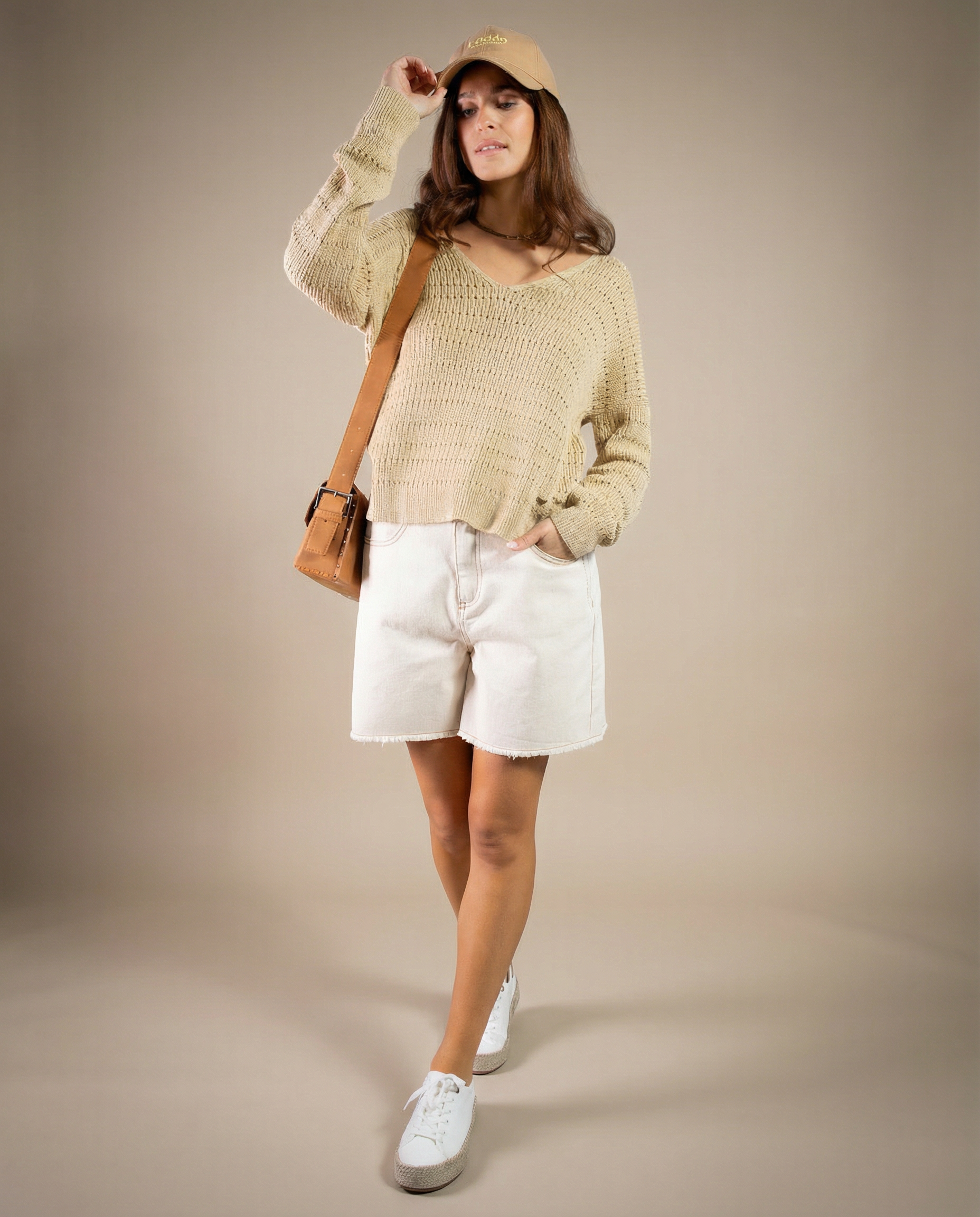 PULL FAREDA BEIGE