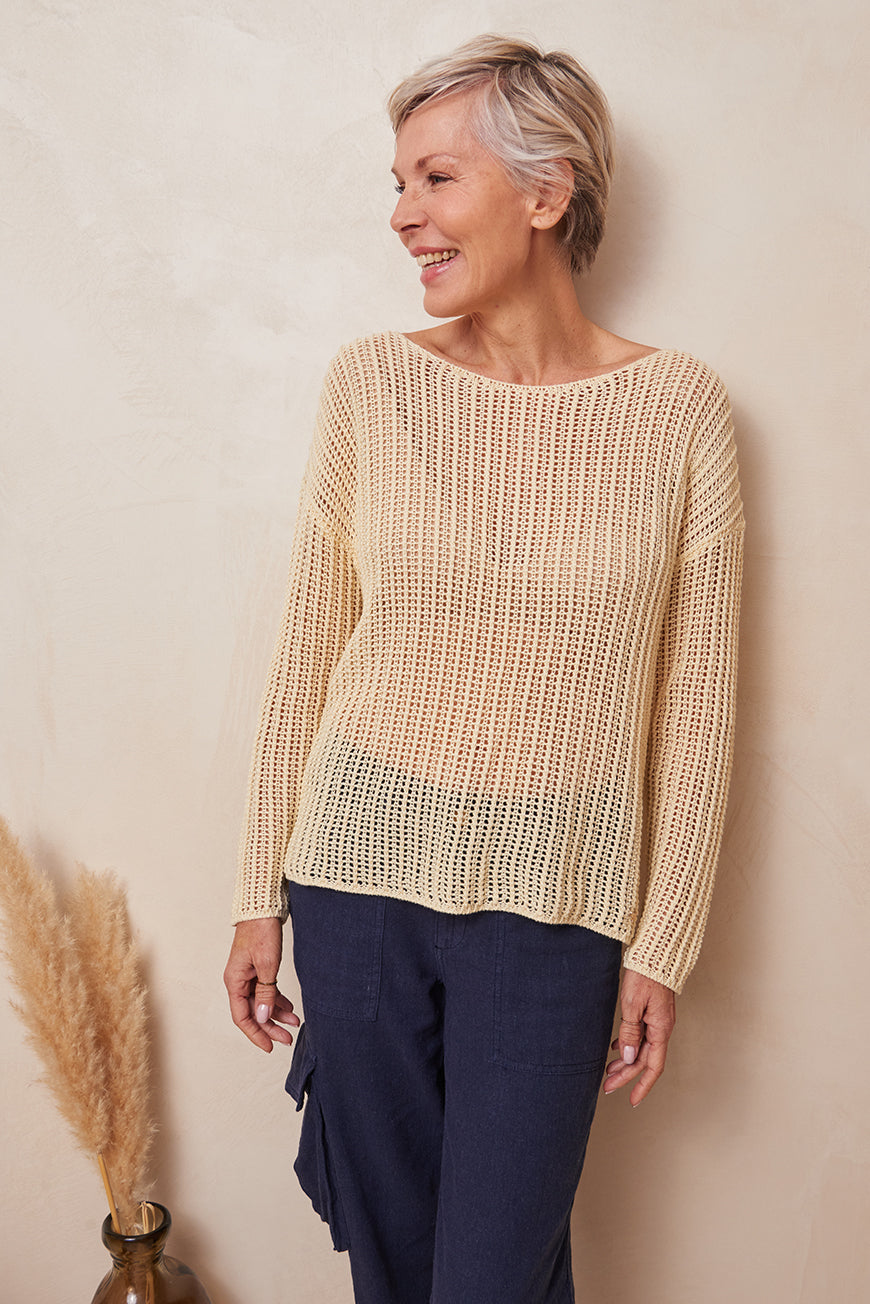 PULL EN CROCHET LIVIANE