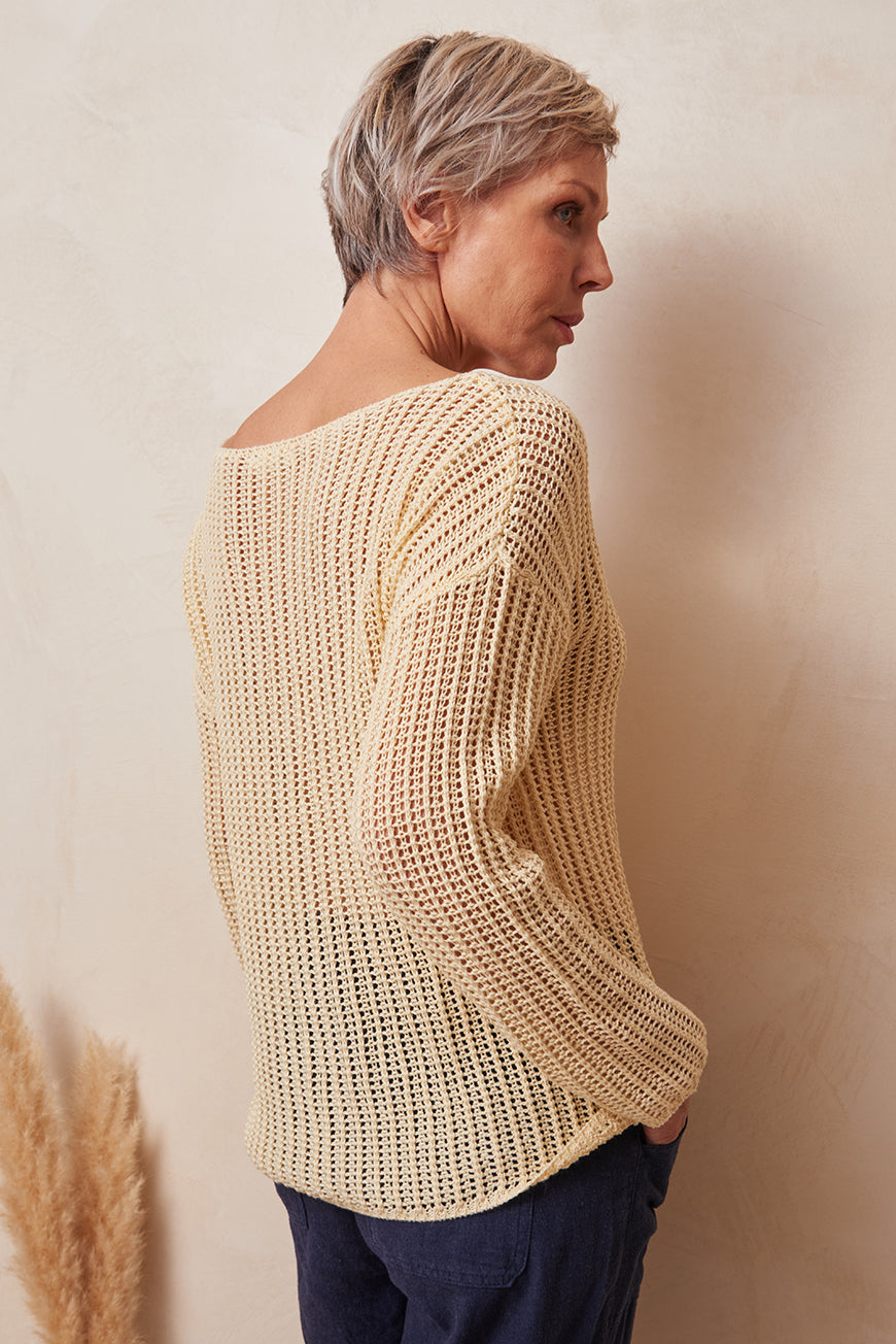 PULL EN CROCHET LIVIANE