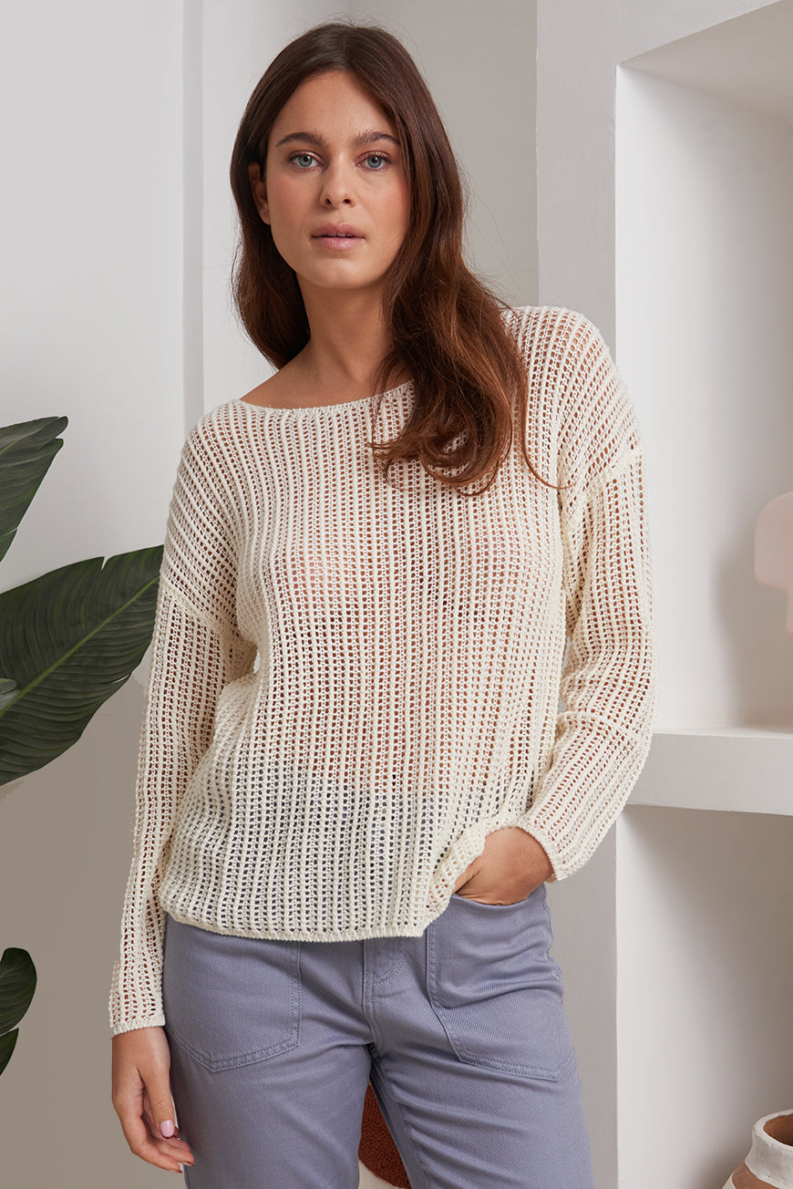 PULL EN CROCHET LIVIANE