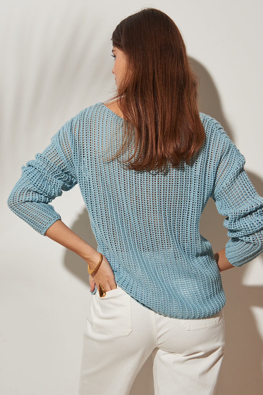 PULL EN CROCHET LIVIANE