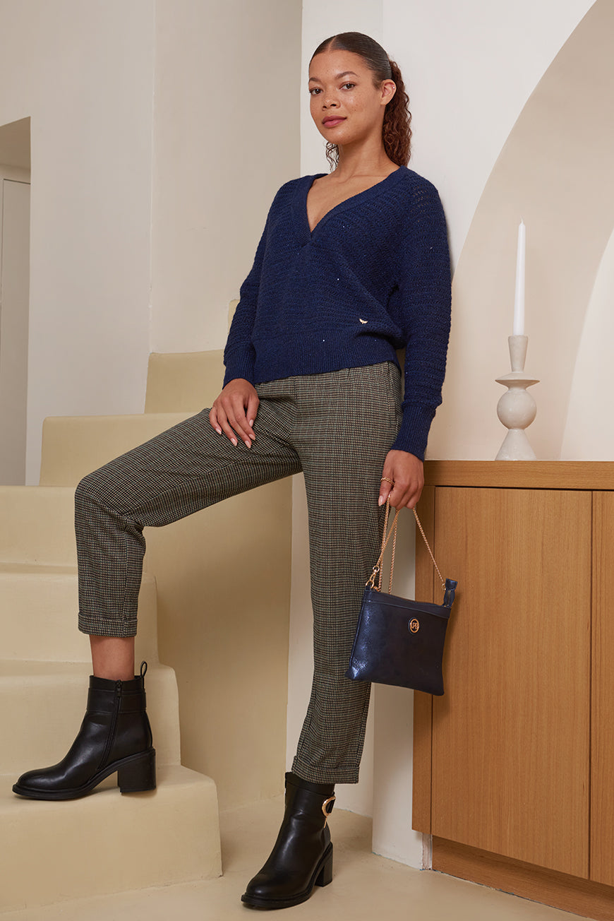 SAC BANDOULIERE AVEC CHAINE LAINA