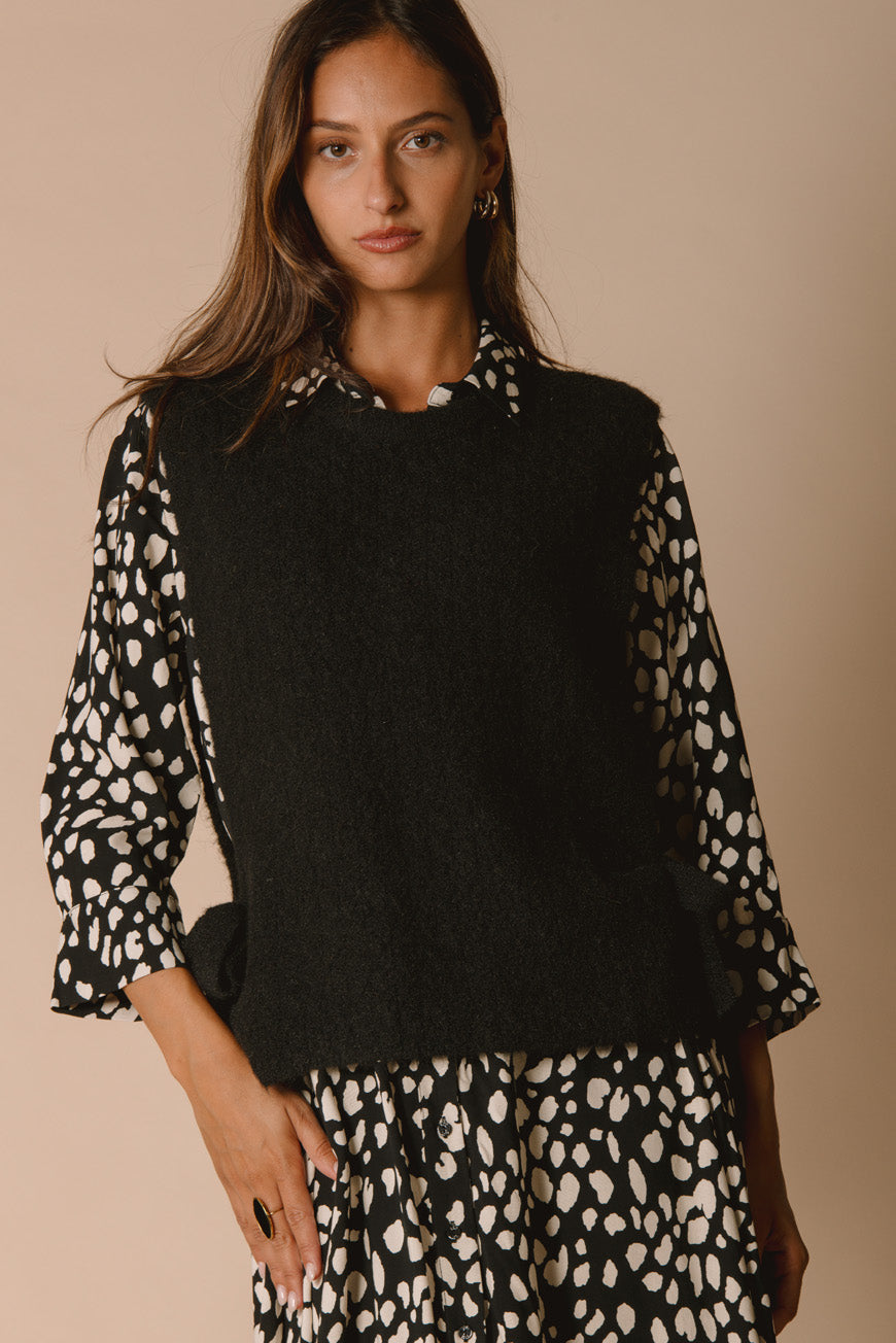 GILET MAURANE NOIR