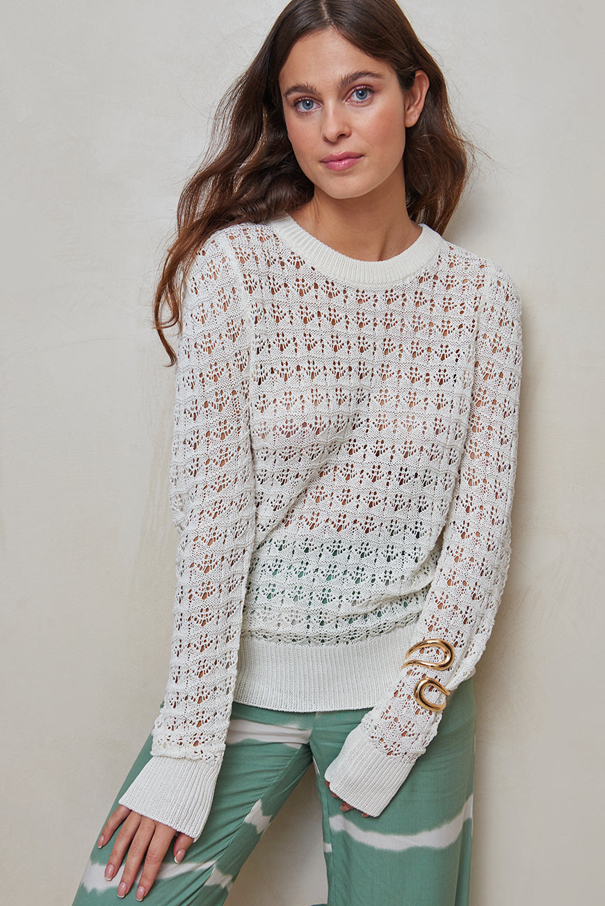 PULL EN CROCHET GAXINE