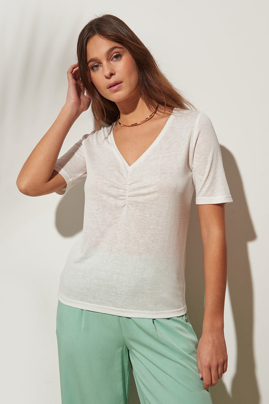 TEE SHIRT LAURNA BLANC