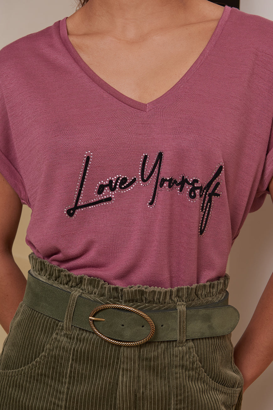 TEE SHIRT A MESSAGE DERNA