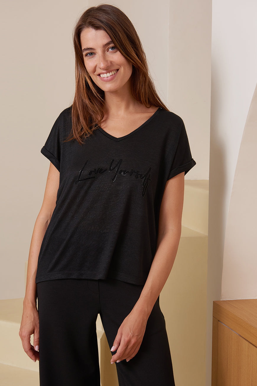 TEE SHIRT A MESSAGE DERNA