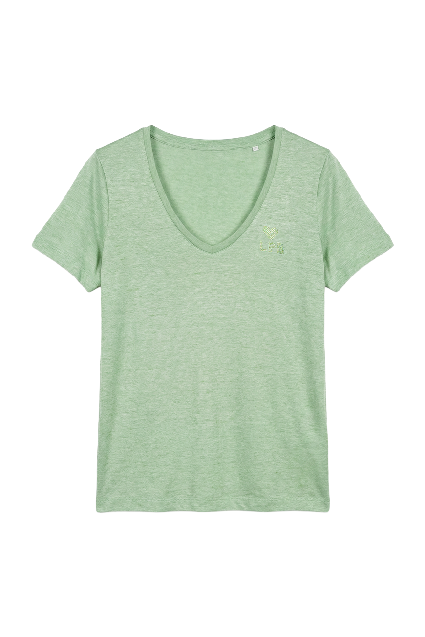 TEE SHIRT BRUNILDE ABSINTHE