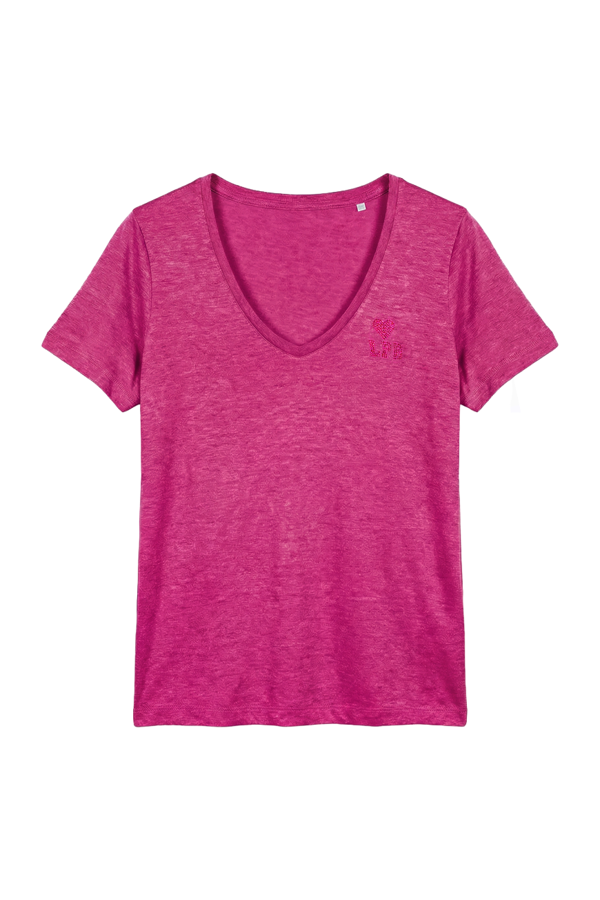 TEE SHIRT BRUNILDE FUCHSIA