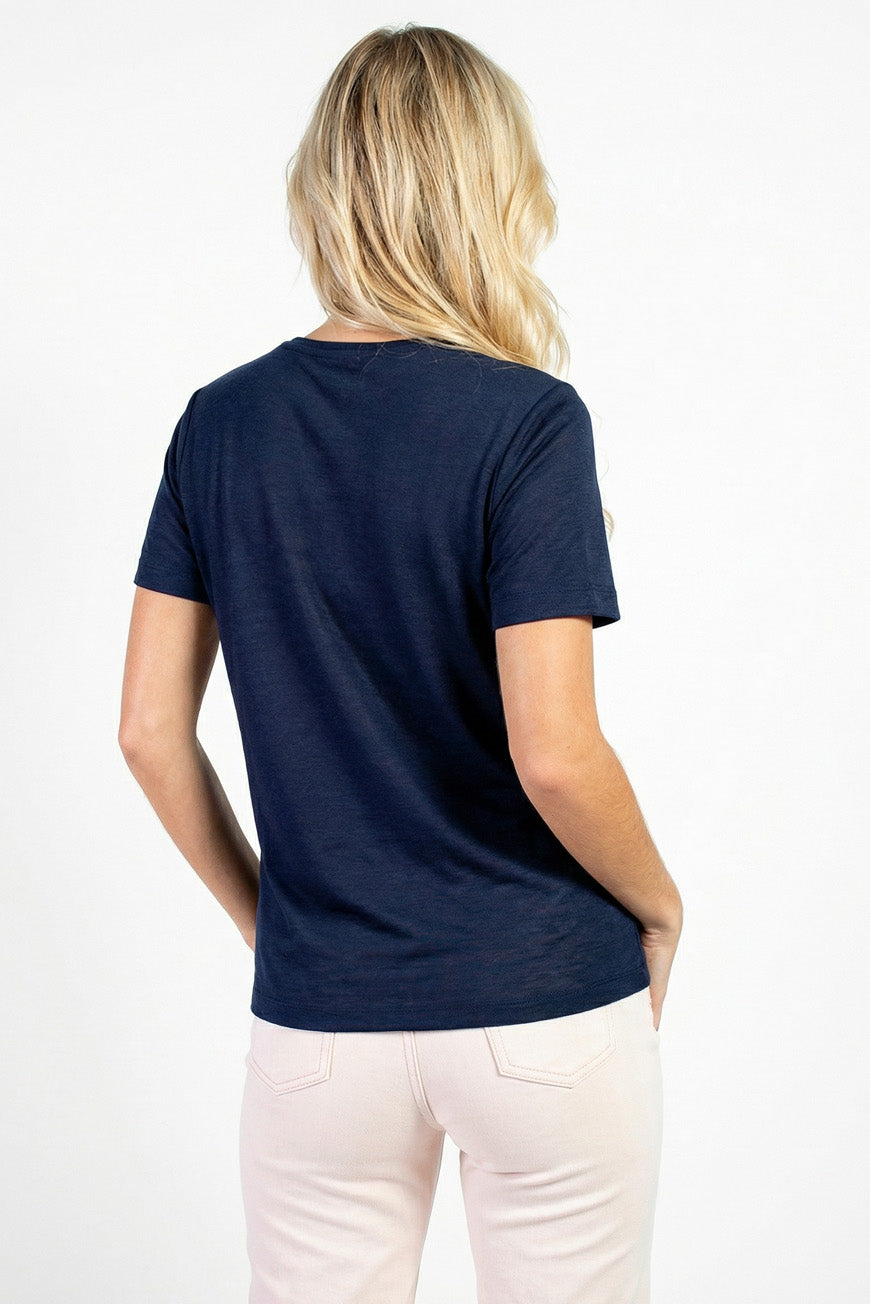 TEE SHIRT BRUNILDE MARINE