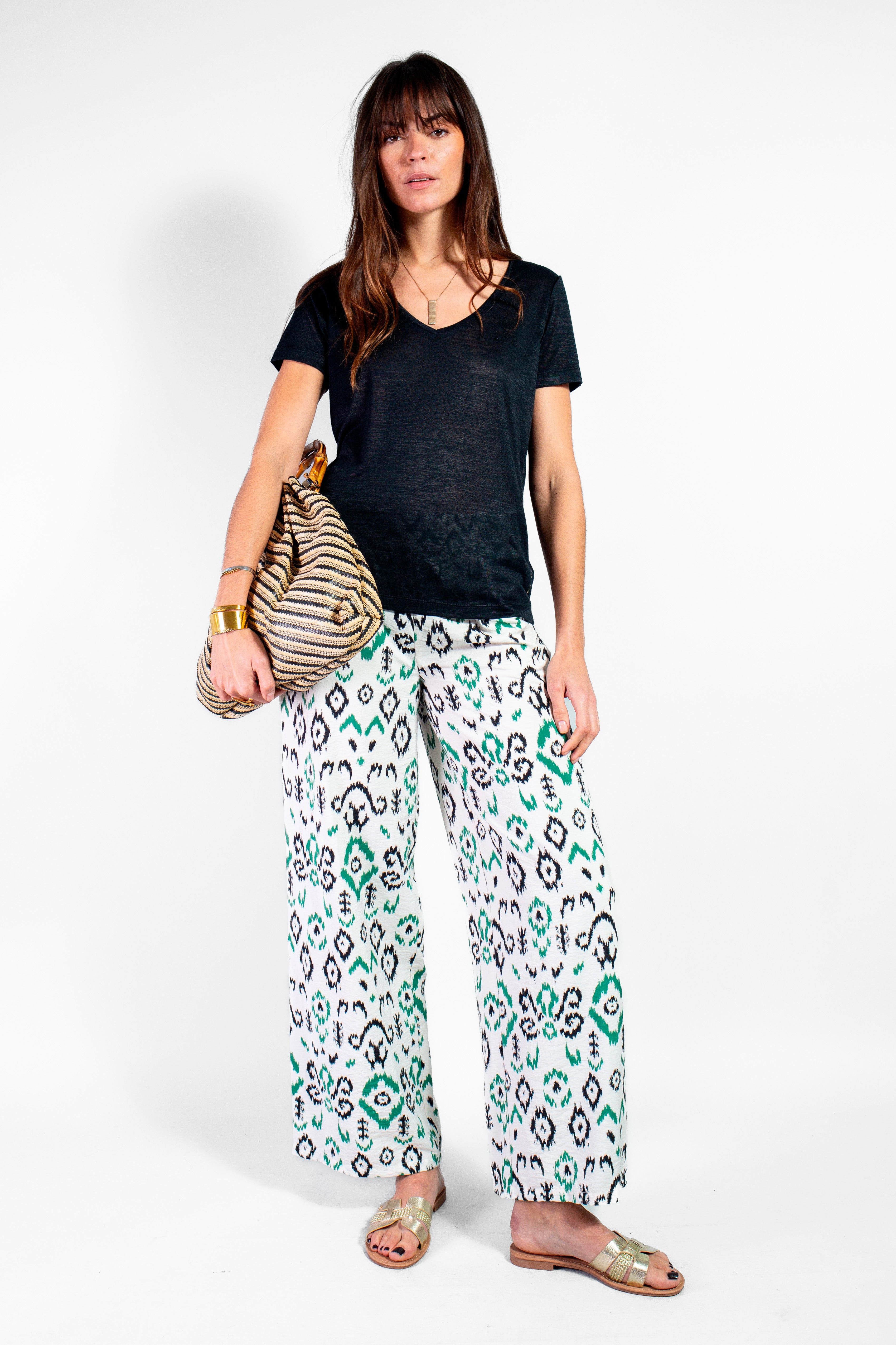 TEE SHIRT BRUNILDE NOIR