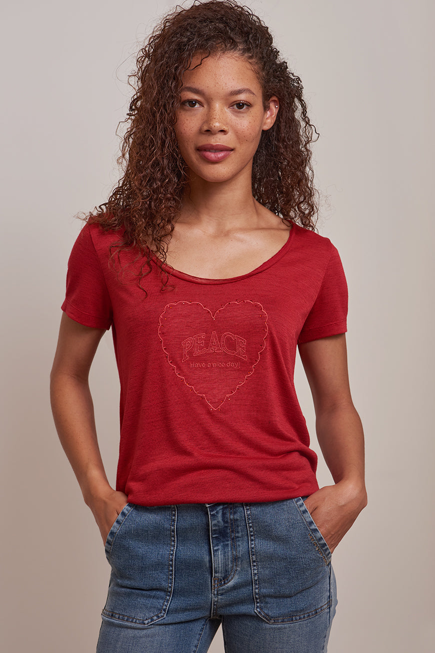 TEE SHIRT GIULIA PEACE