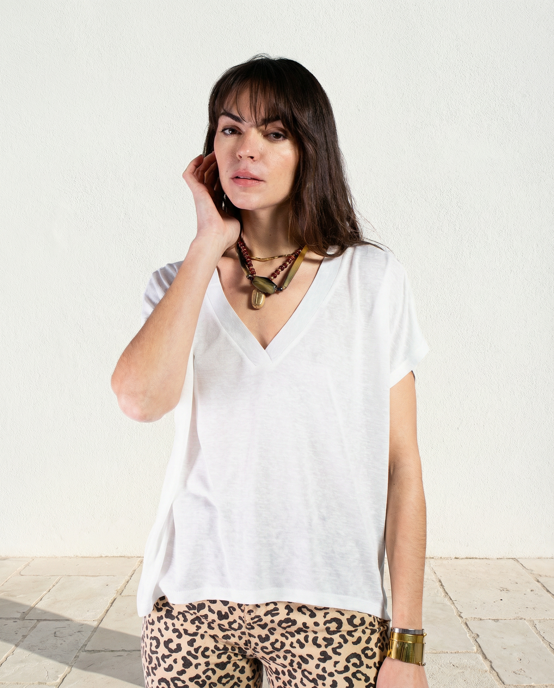 TEE SHIRT NAHILA BLANC