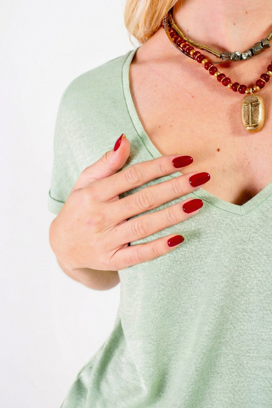 TEE SHIRT NALINE ABSINTHE