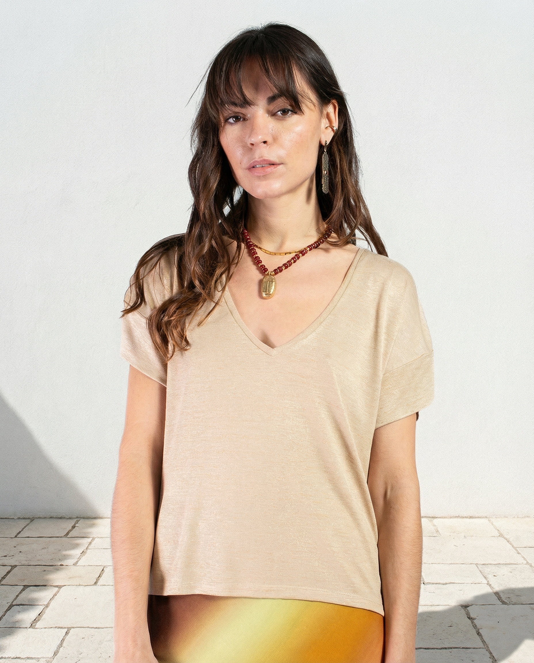 TEE SHIRT NALINE BEIGE