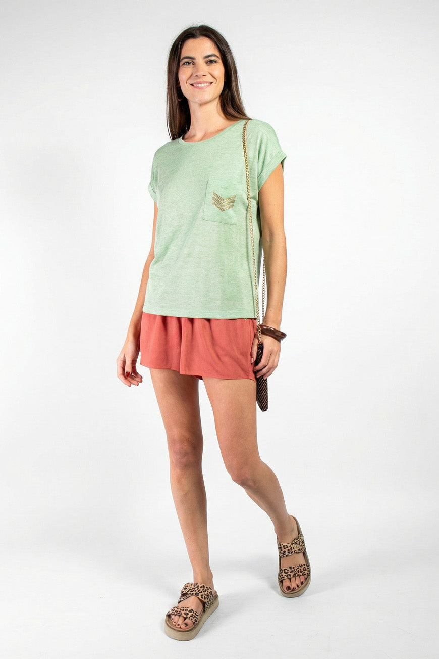 TEE SHIRT NOUMEA ABSINTHE