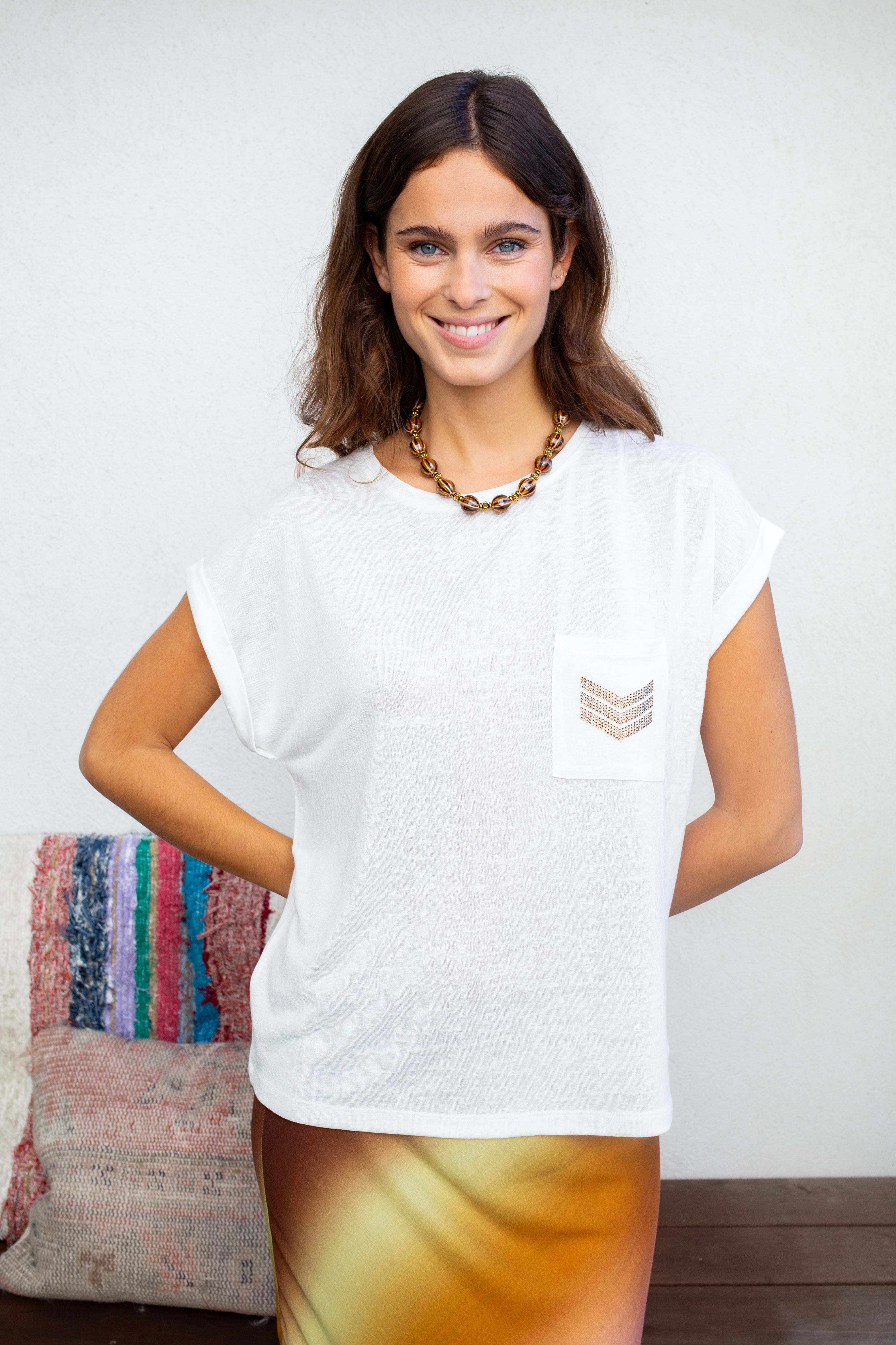 TEE SHIRT NOUMEA BLANC