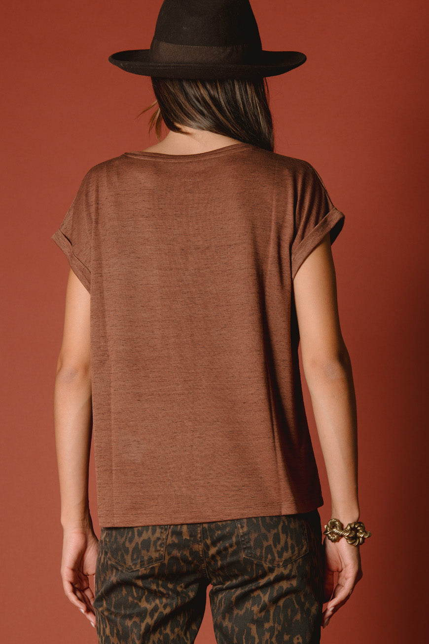TEE SHIRT NOUMEA CHOCO