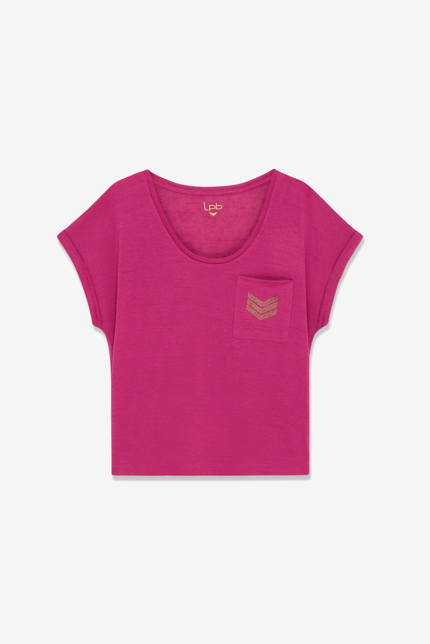 TEE SHIRT NOUMEA FUCHSIA