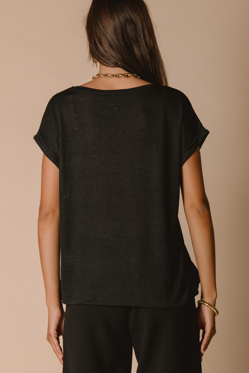 TEE SHIRT NOUMEA NOIR
