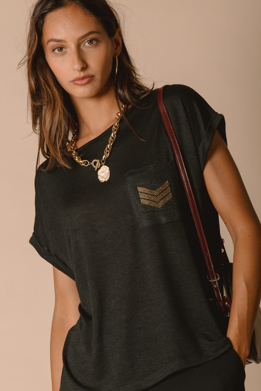 TEE SHIRT NOUMEA NOIR