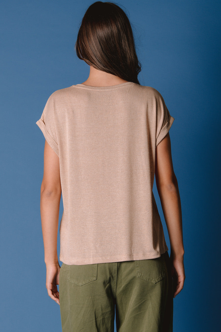 TEE SHIRT NOUMEA TAUPE