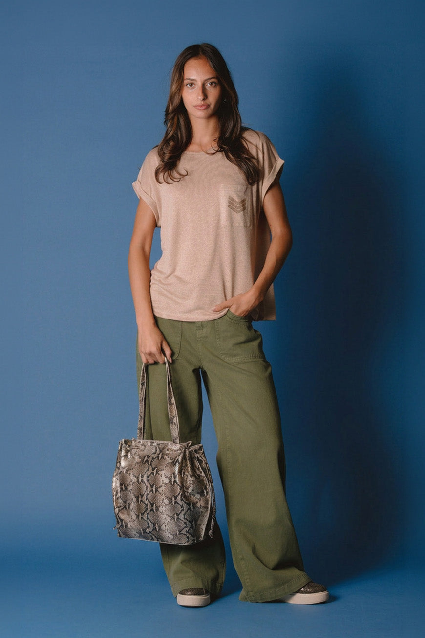 TEE SHIRT NOUMEA TAUPE