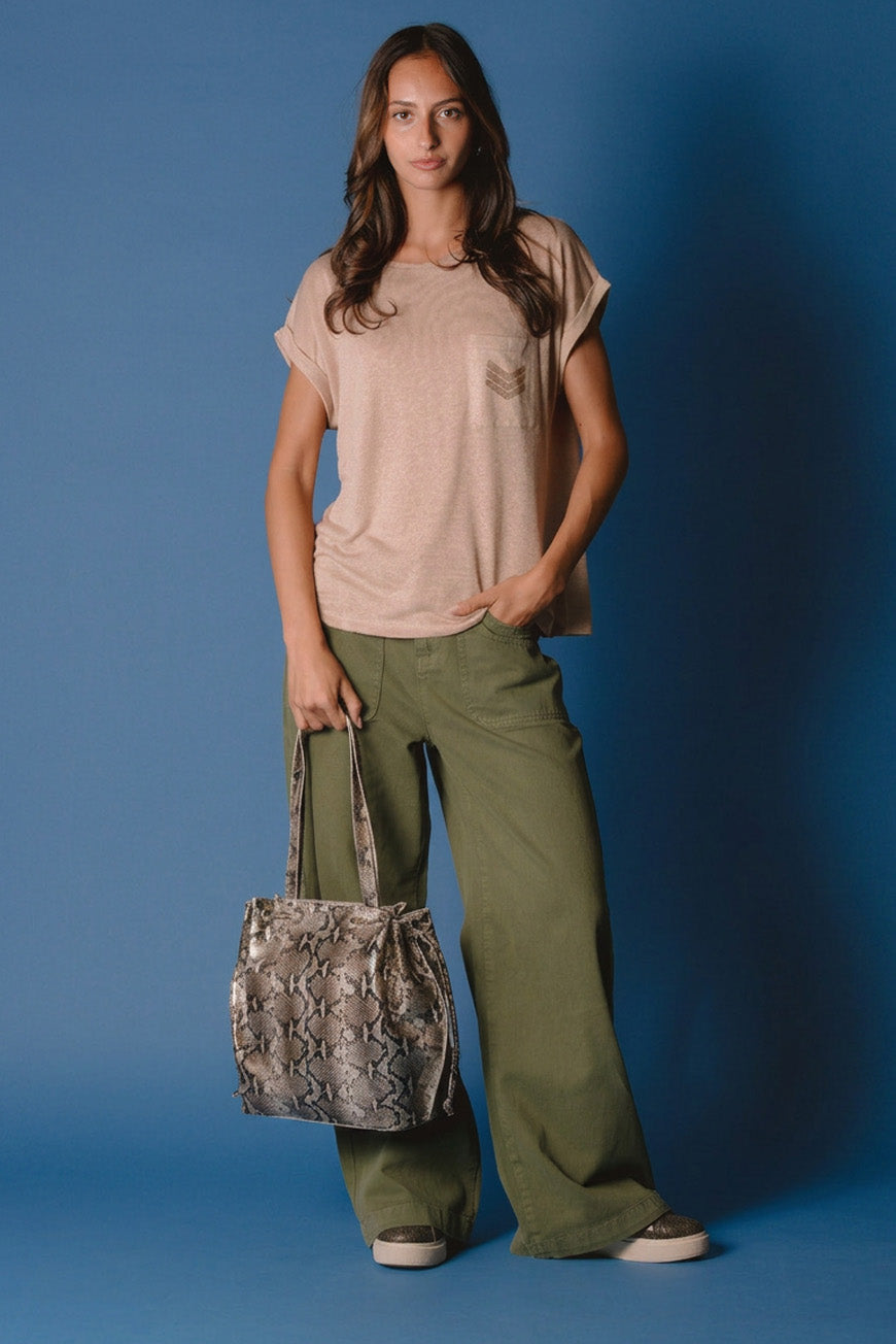 TEE SHIRT NOUMEA TAUPE