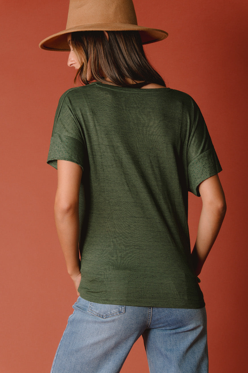 TEE SHIRT NALINE KAKI